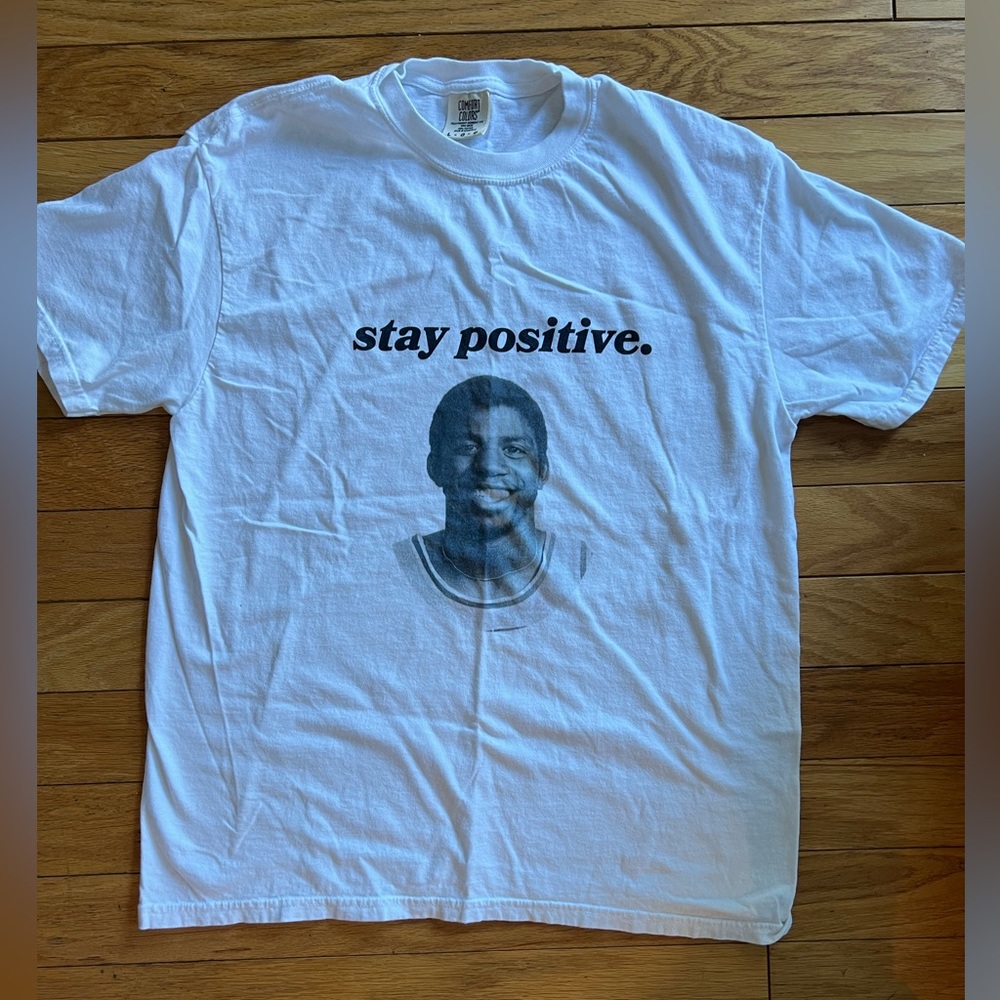 Magic Johnson funny t-shirt. Men’s size Large